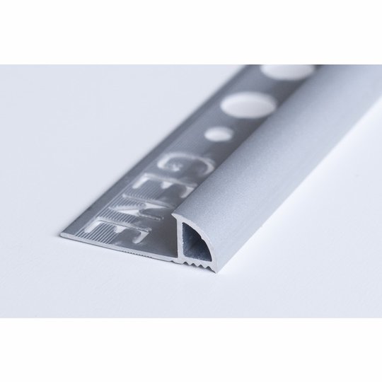 KAKELLIST I ALUMINIUM 8 MM 2500 MM BLANK/SILVER