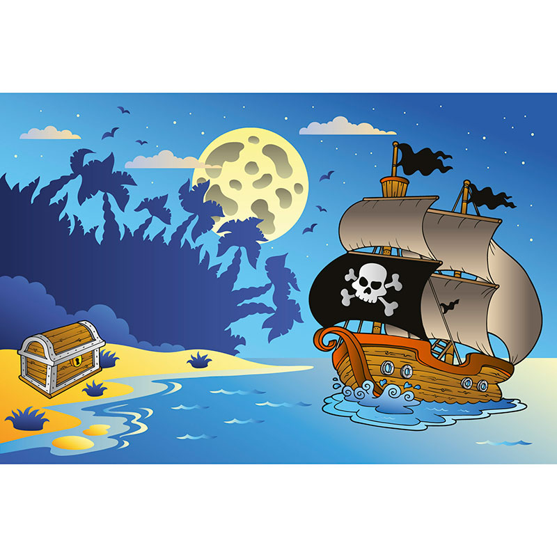 Tapet Pirate Ship Dimex