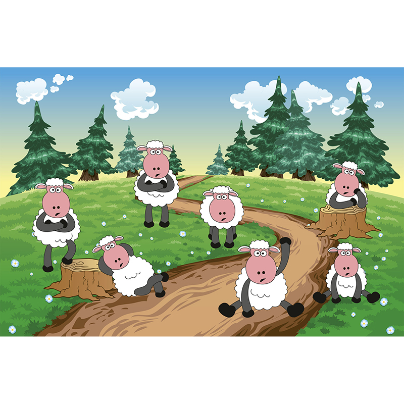 Tapet Sheep Dimex
