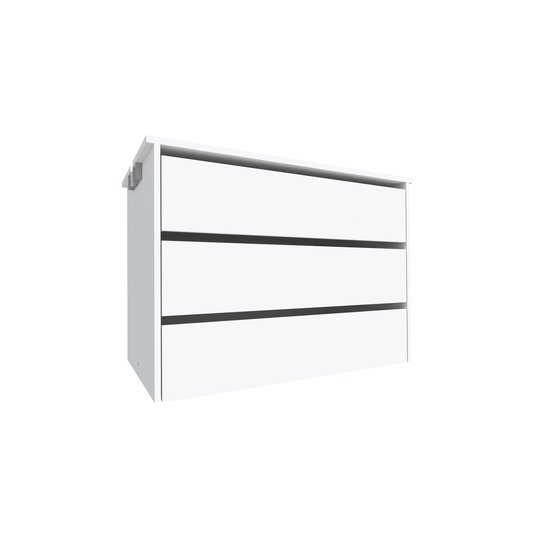 Lådsektion Inredning Mix 640 mm, 3 st Mellan