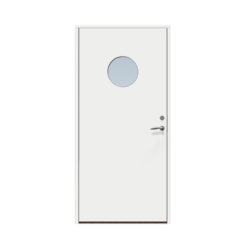 Enkeldörr till villa Solbacka 10 x 20, Vänsterhängd, Vit