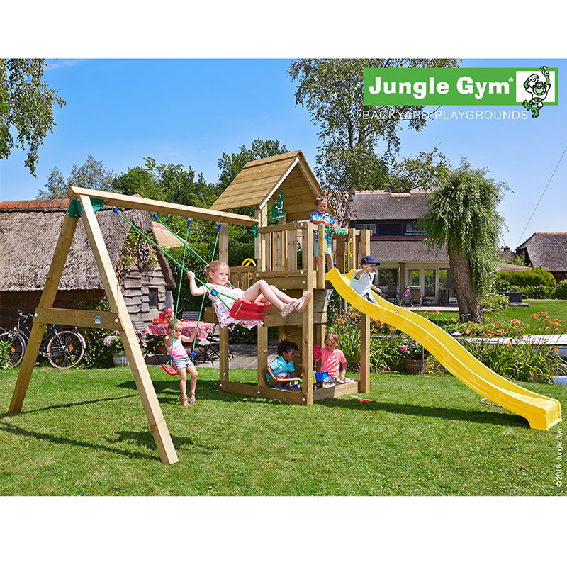 Lektorn Cubby med gungmodul Jungle Gym