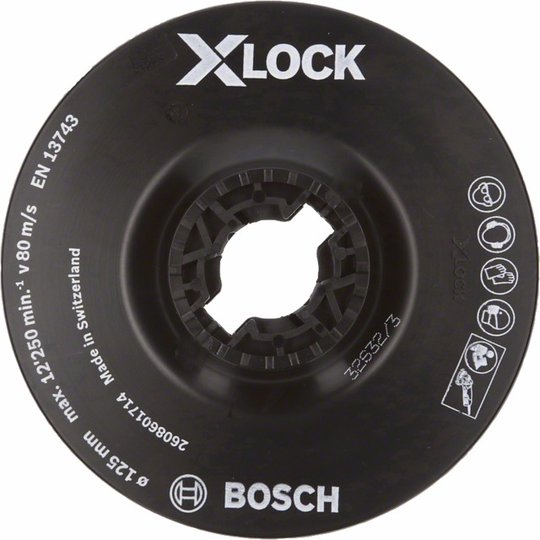 SLIPTALLRIK X-LOCK SOFT 125MM