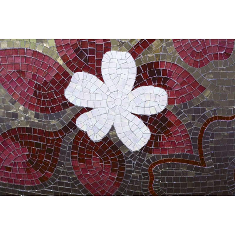Tapet Red Mosaic Dimex