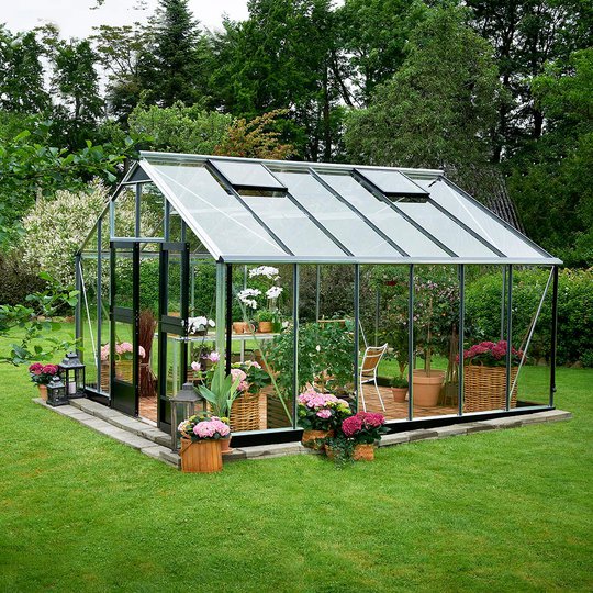Växthus Juliana Gartner Aluminium, Säkerhetsglas, Nej