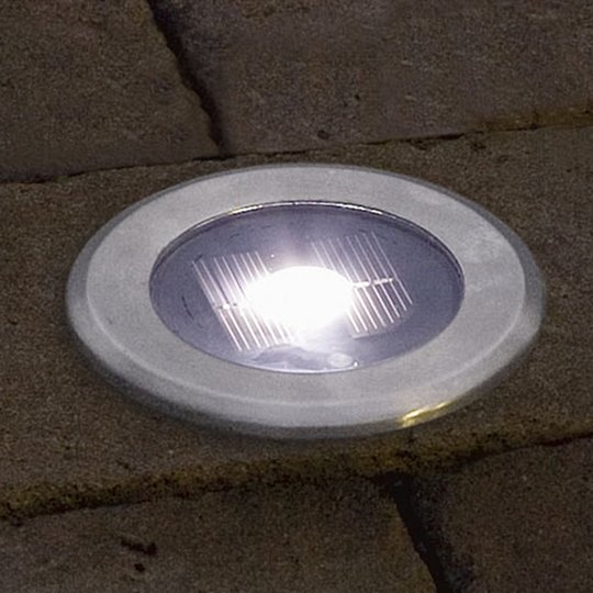 solcellslampa Batteri 2xAA Konstsmide Markspot LED solcells