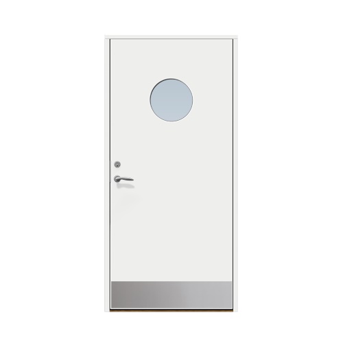 Enkeldörr till villa Solbacka 9 x 20, Högerhängd, Vit