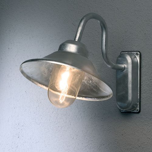 Vägglykta Konstsmide Vega E27 Silver