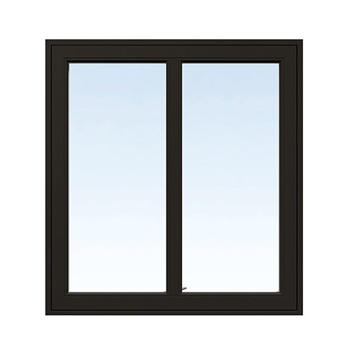 Vridfönster med mittpost Energi Premium 14, 14, Svart