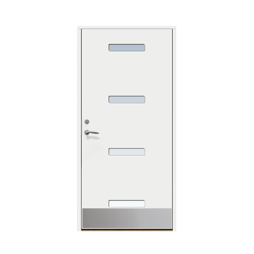 Enkeldörr till villa Mellby 9 x 20, Högerhängd, Vit