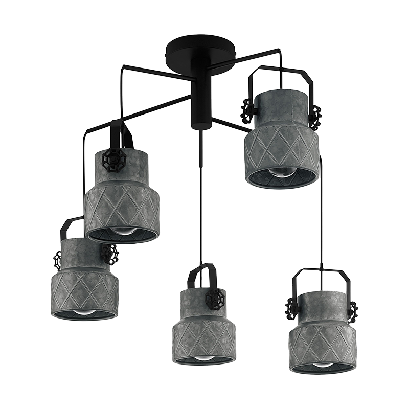 TAKLAMPA HILCOTT 5L RUND EGLO