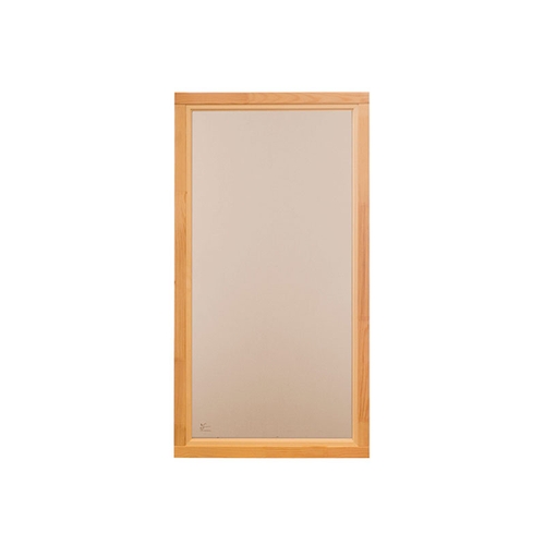 Med karm i Furu Bastufönster Bronsfärgat glas, 5 x 9