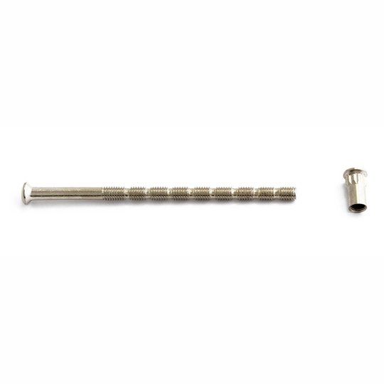 SKRUV MED HYLSMUTTER M5 4-90-8 90MM NICKEL