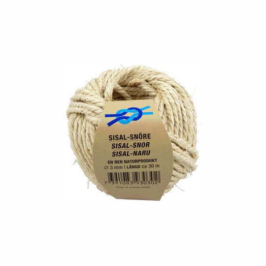 BINDGARN POLY SISAL VIT