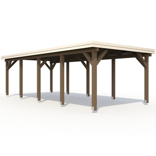 Carport Loke 23,1 m² Takpapp