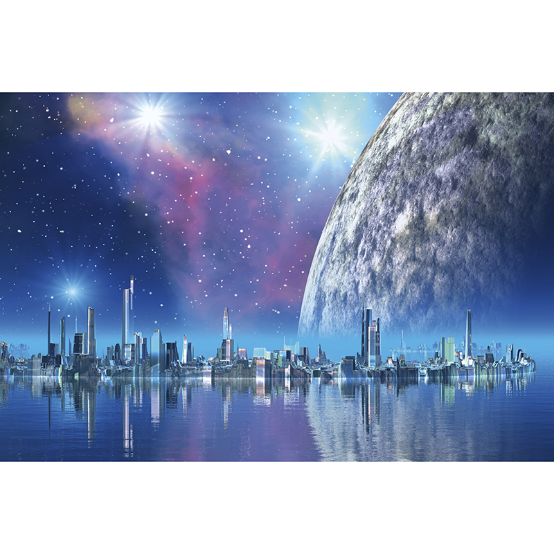 Tapet Futuristic City Dimex