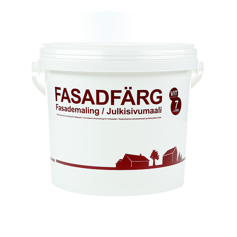 Fasadfärg V VIT 7L Midun Basic