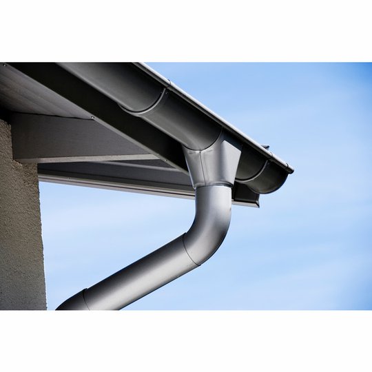 HÄNGRÄNNA 125MM SILVERMETALLIC 2M
