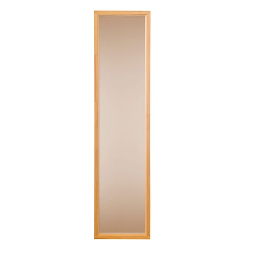 Med karm i Furu Bastufönster Bronsfärgat glas, 5 x 19