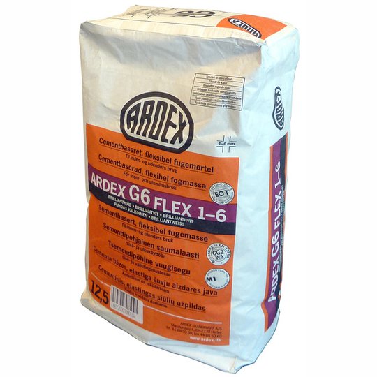 KAKELFOG G6 FLEX BRILL-VIT 12,