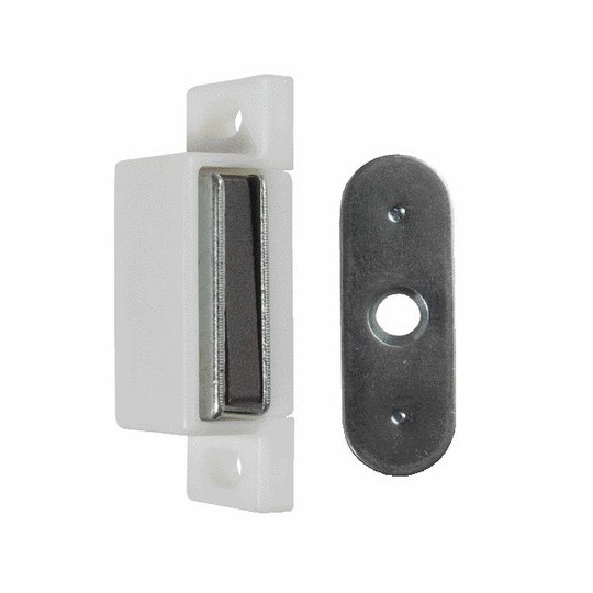 MAGNETLÅS T271 VIT 4KG SB BÅRE