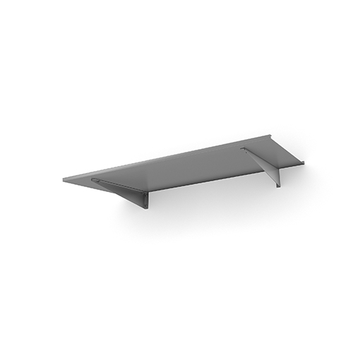 Entrétak Easy Collection - Flat Flat Silver, Flat Silver, Silver aluminium