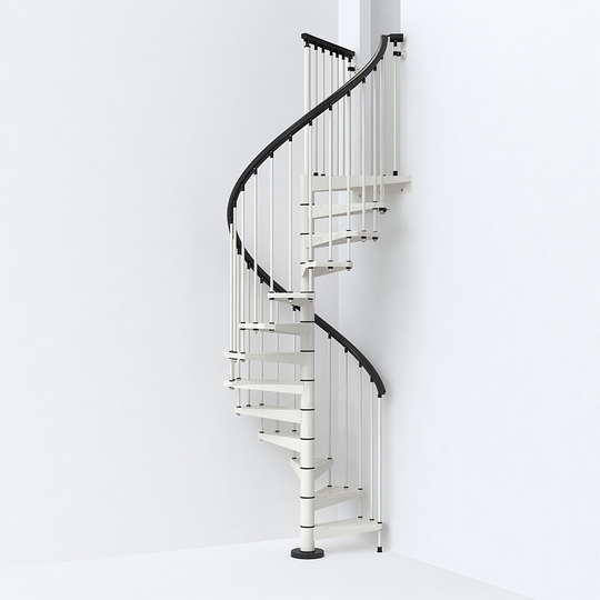 Fontanot spiraltrappa SKY 030 - Trappa 120 cm, Vit, 274-306 cm