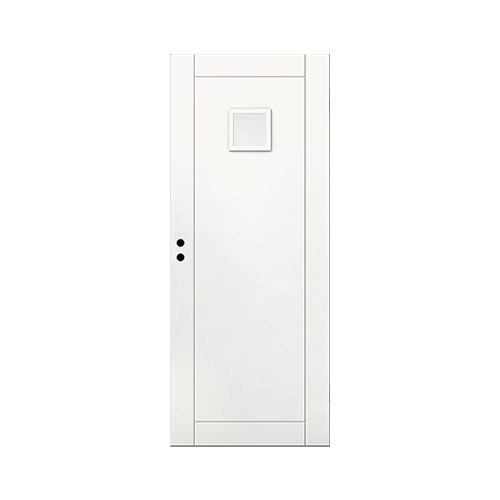 Innerdörr Frösö Grunda Design 7 x 20, Vit, Frostat glas
