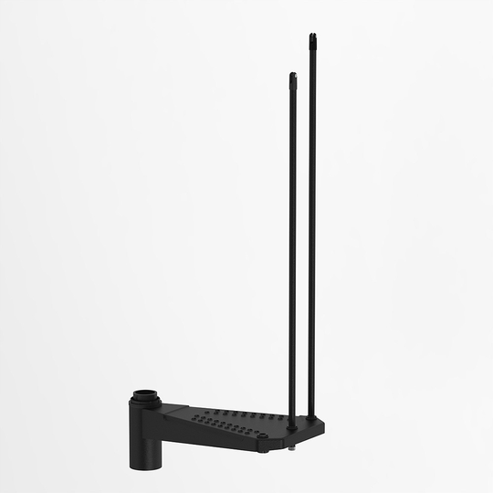 Fontanot SKY 030 - Extra steg trappa 120 cm, Svart