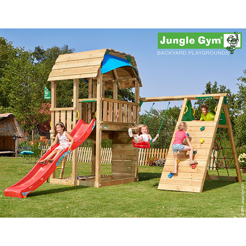 Lektorn Barn med klättermodul Jungle Gym