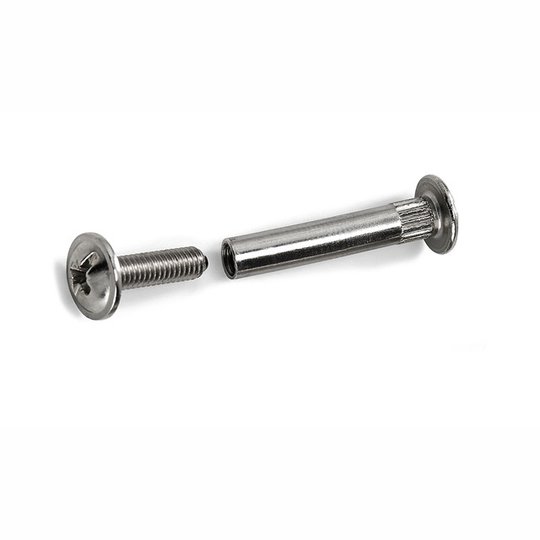 FÖRBINDELSEBESLAG 2604 NICKEL INKL. 11MM SKRUV