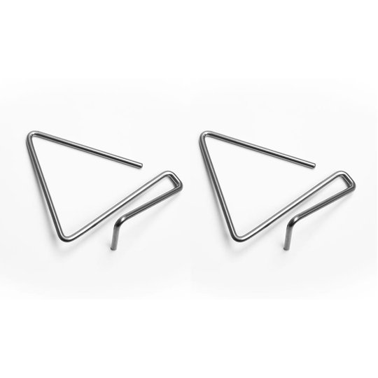 Pelly System Bokstöd i tråd - 2-pack Silver