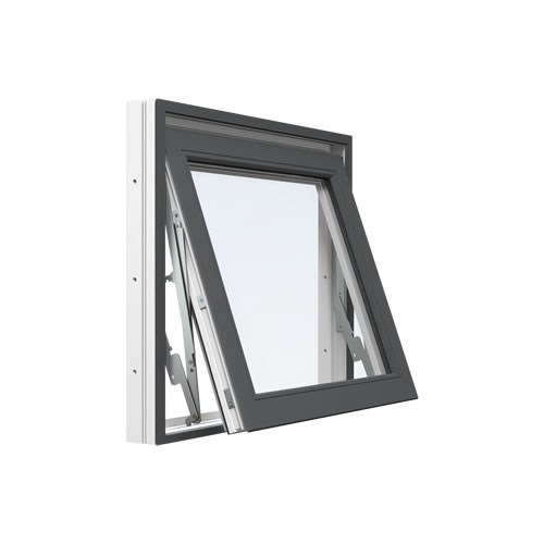 Vridfönster Energi Aluminium 11, 16, Antracitgrå