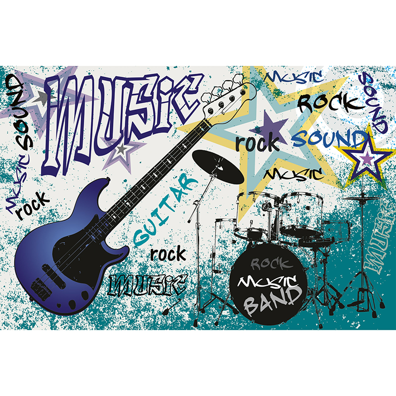Tapet Blue Guitar Dimex