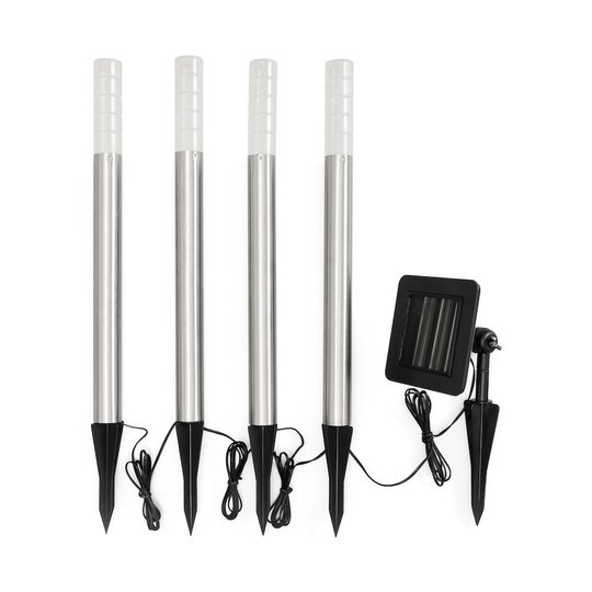 solcellslampa Konstsmide Treviso LED rostfri