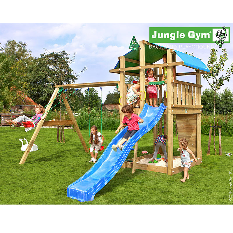 Lektorn Fort med gungmodul Jungle Gym