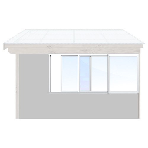 Skjutbara partier Vinter - Isomax Plus Vit, 3801-3900, 1501-1600