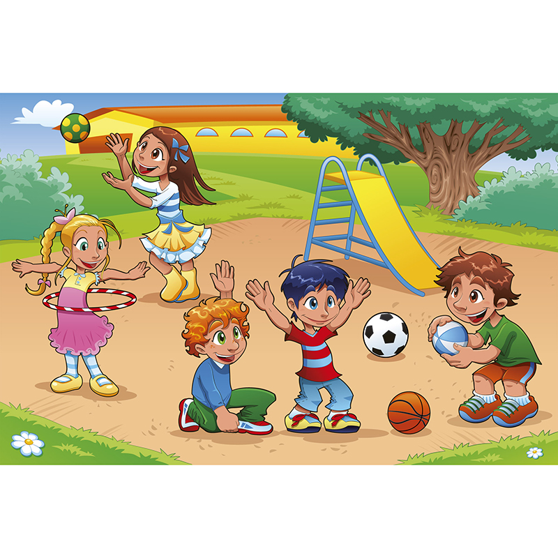 Tapet Kids In Playground Dimex