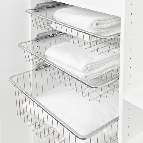 Pelly System Stor grundsats trådback 40, Silver