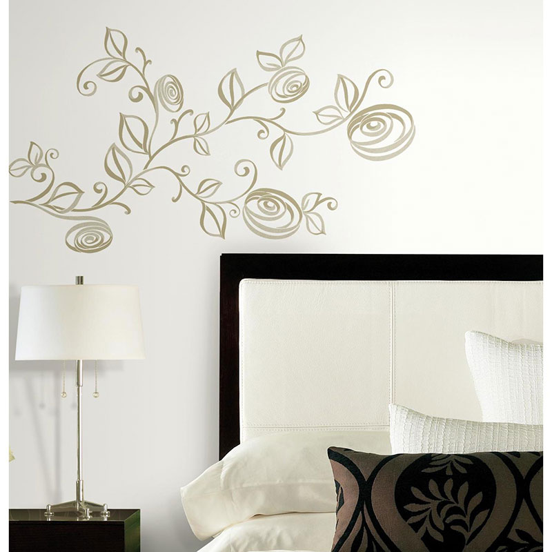 Väggdekor Stylized Roses RoomMates