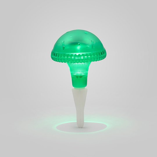 solcell LED Konstsmide Assisi svamp Grön