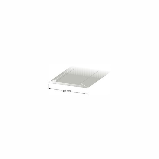 SKARVLIST 28MM 100CM SILVER NR161