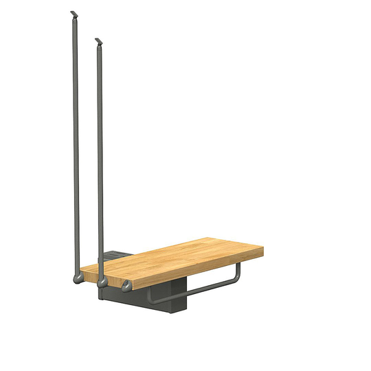 Fontanot trappa OAK 90 Barnsäkerhetspinnar 90 cm , Mörkgrå, 279-349 cm