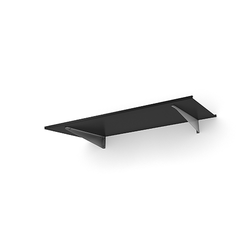 Entrétak Easy Collection - Flat Flat Silver, Flat Silver, Svart aluminium