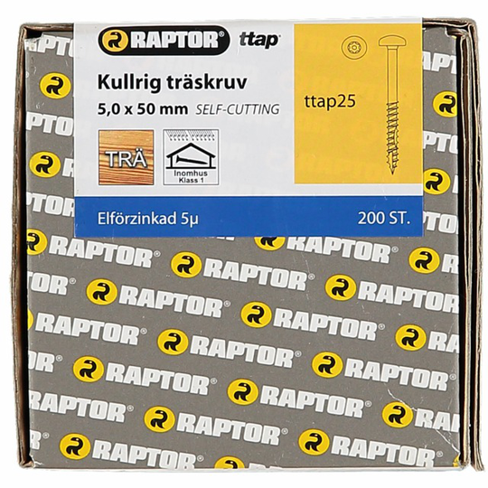 TRÄSKRUV 5,0X50 KH FZB | Beijerbygg Byggmaterial