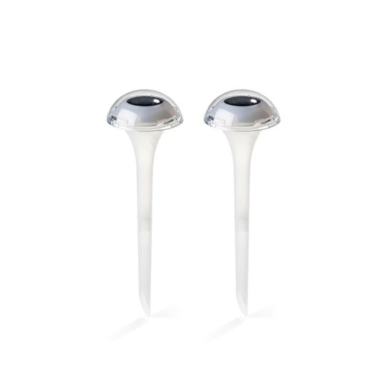 solcell jordspett RGB, 2 pack Konstsmide Assisi tefat