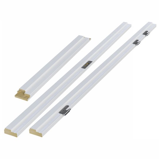 MASSIVKARM 93MM 10X21VÄNSTER VIT EI30