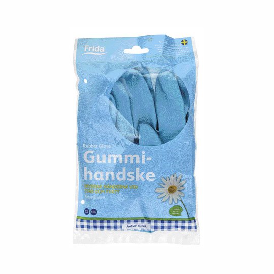 GUMMIHANDSKE FRIDA XL