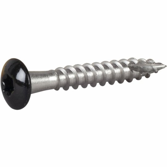 RÄNNKROKSSKRUV SVART 4,8X35MM