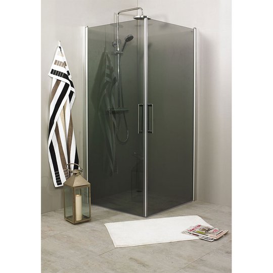 Duschvägg Noro Fix Trend Rak 900 x 900 mm, Klarglas